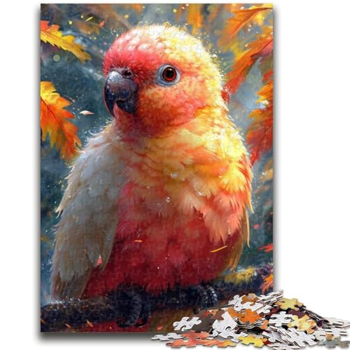 Papageien-Puzzle für Teenager, 1000 Teile, Lernspiele, Heimdekoration, geeignet für die Schreibtischdekoration (50x75cm) von AADSAZA