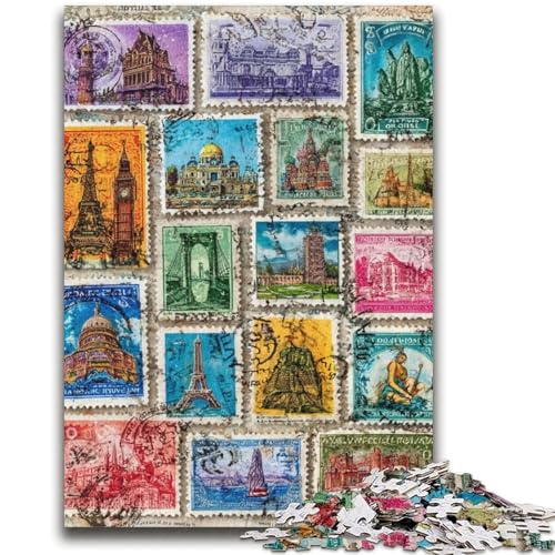 Paris Collage 2000-teiliges Puzzle für Erwachsene und Jugendliche, anspruchsvolles Spiel und Familienspiel, ganze Familie (70x100cm) von AADSAZA