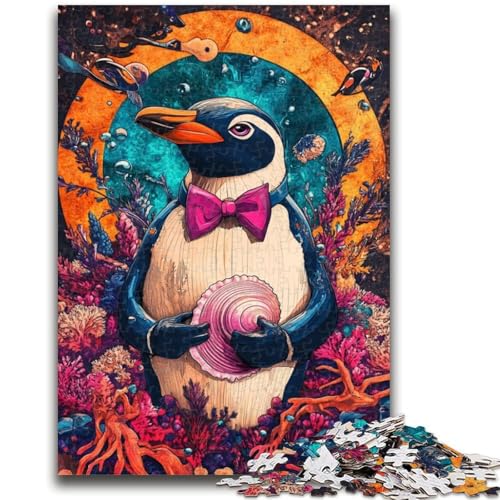 Penguin Art 1000-teiliges Puzzle für Erwachsene und Jugendliche, Spielzeug, Lernspiele, stressabbauende Wanddekoration (38x26cm) von AADSAZA