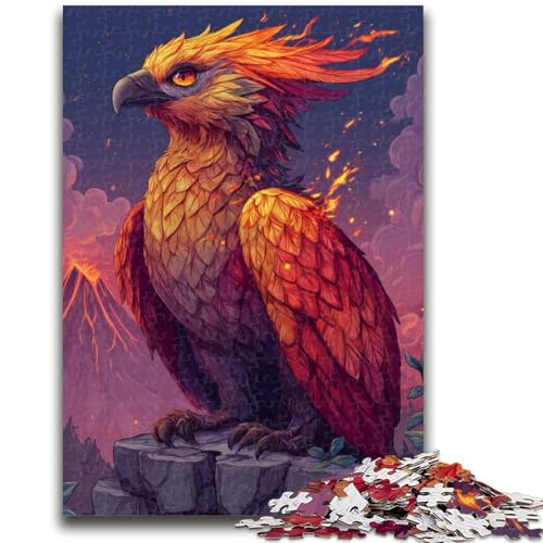 Phoenix Puzzle 1000 Teile für Teenager, Lernspiele, Heimdekoration, Geschenk für die ganze Familie (50x75cm) von AADSAZA