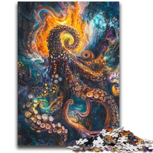 Pinguine unter der Aurora, Puzzle für Erwachsene und Teenager, Puzzle, entspannendes intellektuelles Lernspielzeug, Wichtelgeschenke (70x100cm) von AADSAZA