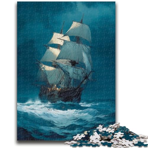 Piratenschiff-Puzzles für Erwachsene und Jugendliche, anspruchsvolles Spiel und Familienspiel, ganze Familie (38x26cm) von AADSAZA
