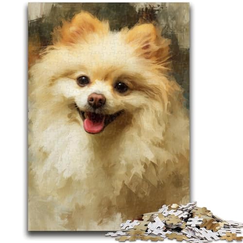 Pommersche Puzzles 1000 Teile für Teenager, Geschenke, Lernspiele, Heimdekoration, Angebote als Geschenke für die ganze Familie (50x75cm) von AADSAZA