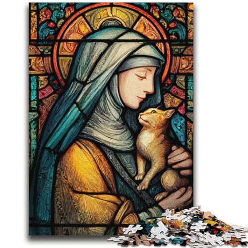Porträt von Maria, der Mutter, 2000-teiliges Puzzle für Teenager, lustige Familienspiele, ganze Familie (70x100cm) von AADSAZA