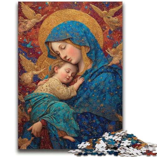 Porträt von Maria, der Mutter, Puzzle für Teenager, 2000 Teile, anspruchsvolles Spiel, Geschenke für die ganze Familie (70x100cm) von AADSAZA