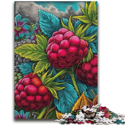 Prächtiges Himbeer-Puzzle für Teenager, 2000 Teile, Lernspielzeug, ganze Familie (70x100cm) von AADSAZA