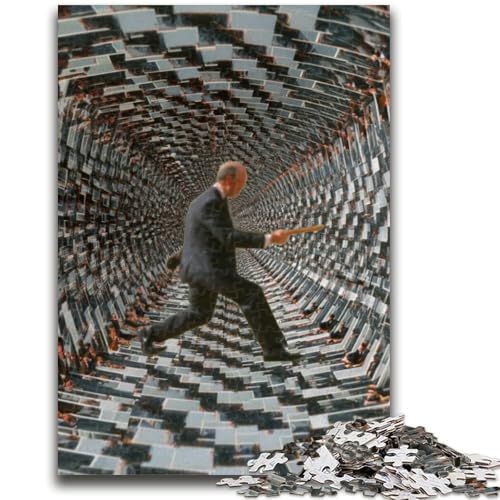 Psychedelische Kunst-Puzzles 1000 Teile für Erwachsene und Jugendliche, Spielzeug, Lernspiele, Stressabbau, tolle Geschenke und Spielzeuge (38x26cm) von AADSAZA