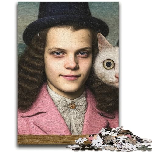 Psychedelische Kunst-Puzzles für Teenager, 2000 Teile, Zeitvertreib zu Hause mit vollständig ineinandergreifenden, zufällig geformten Teilen (70x100cm) von AADSAZA