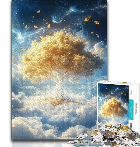 Puzzle „Baum des Lebens“ für Erwachsene, 1000 Teile, Lernspiel, Herausforderungsspielzeug, ganze Familie (38x26cm) von AADSAZA