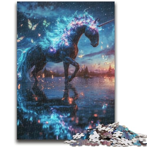 Puzzle „Einhorn des Universums“ für Erwachsene und Jugendliche, 1000 Teile, hilft dem Gehirn, süchtig machendes Spielzeug zu trainieren, um Geduld zu fördern, EIN Kunstwerk (50x75cm) von AADSAZA