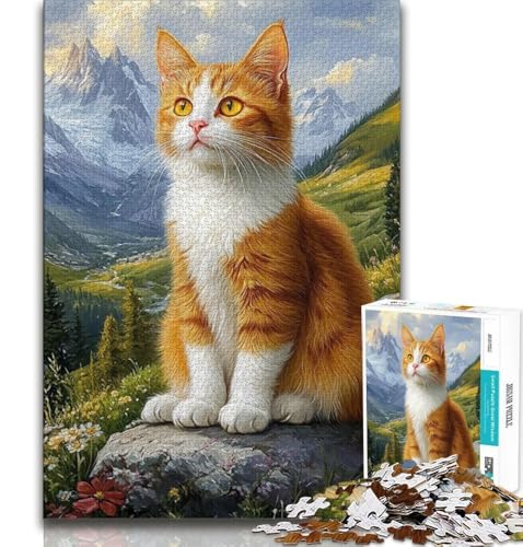 Puzzle 1000 Teile für Erwachsene, Balletttänzerin, Lernspiele, Heimdekoration, Lernspiel für Geburtstag, Weihnachten (38x26cm) von AADSAZA