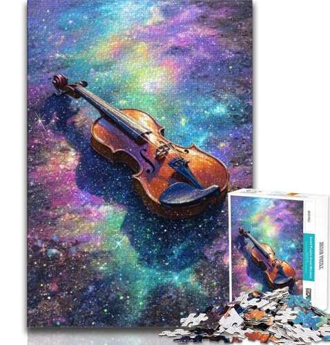 Puzzle 1000 Teile für Erwachsene und Jugendliche, Traumgitarre, anspruchsvolles Spiel, ganze Familie (38x26cm) von AADSAZA