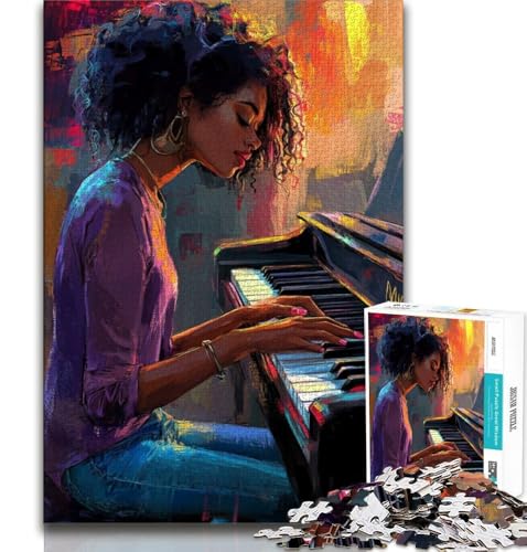 Puzzle 1000 Teile für Teenager, Bandauftritt, anspruchsvolles Spiel, ganze Familie (38x26cm) von AADSAZA