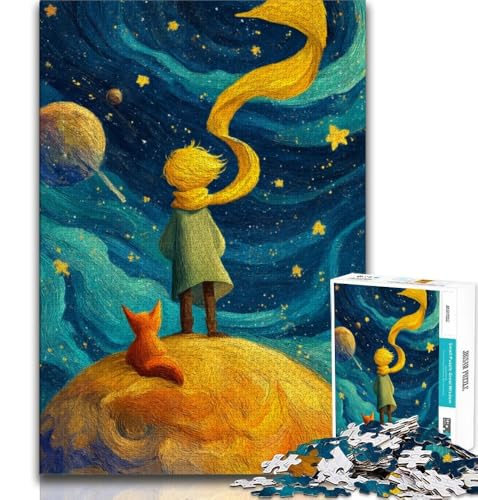 Puzzle 1000 Teile für Teenager, GeschenkeDer kleine Prinz, Spielzeug, Lernspiele, Stressabbau, einzigartige Heimdekoration und Geschenke (75x50cm) von AADSAZA