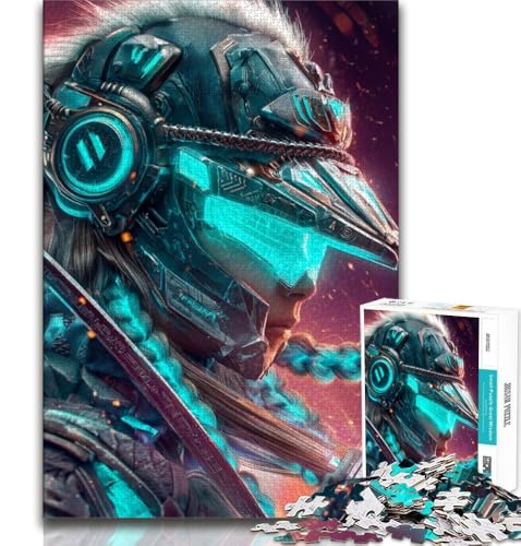 Puzzle 1000 Teile für Teenager, Neon Warriors, anspruchsvolles Spiel, ganze Familie (75x50cm) von AADSAZA