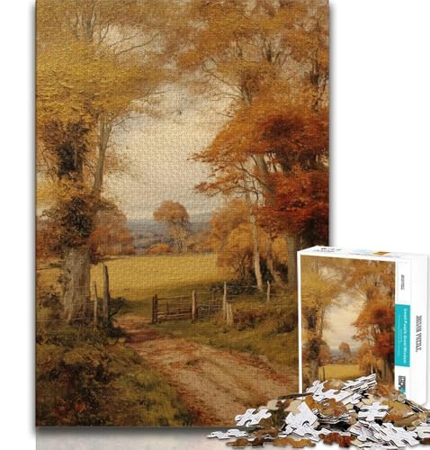 Puzzle für Erwachsene, 1000 Puzzles, Ölgemäldekunst, anspruchsvolles Spiel und Lernspiel für die ganze Familie zum Geburtstag, Weihnachten (38x26cm) von AADSAZA