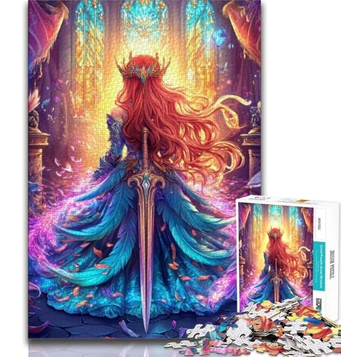 Puzzle für Erwachsene, 1000 Teile, Anime-Mädchen, anspruchsvolles Spielspielzeug, Wanddekoration, einzigartige Geburtstags (75x50cm) von AADSAZA