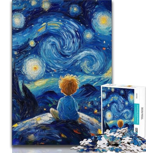 Puzzle für Erwachsene, 1000 Teile, Der kleine Prinz des Nachthimmels, Lernspiele, Heimdekoration, Lernspiel für Geburtstag, Weihnachten (75x50cm) von AADSAZA