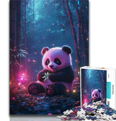 Puzzle für Erwachsene, 1000 Teile, Weltraumpanda, Lernspiele, Heimdekoration, Lernspiel für Geburtstag, Weihnachten (38x26cm) von AADSAZA