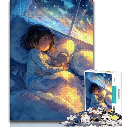 Puzzle für Erwachsene, 1000 Teile, japanischer Stil, Lernspiele, Heimdekoration, Geburtstagsgeschenk, Geschenke, Wandkunst (75x50cm) von AADSAZA
