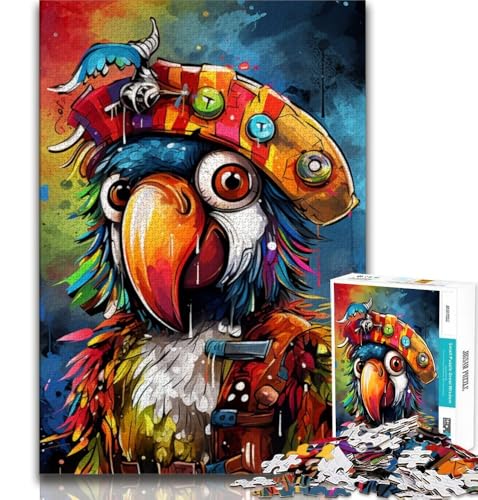 Puzzle für Erwachsene mit 1000 Tieren, Vögeln, Papageien, zum Zeitvertreib zu Hause Jedes Teil ist einzigartig – anspruchsvolles Familienspiel (38x26cm) von AADSAZA