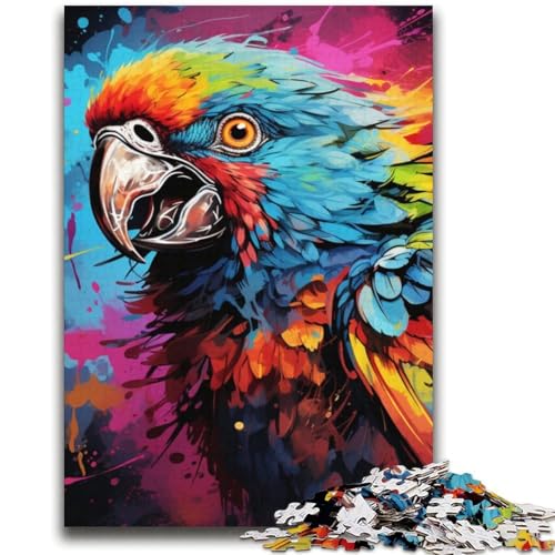 Puzzle für Erwachsene mit Tieren, Vögeln und Papageien, 2000 Teile, anspruchsvolles Spiel und Familienspiel, ganze Familie (70x100cm) von AADSAZA