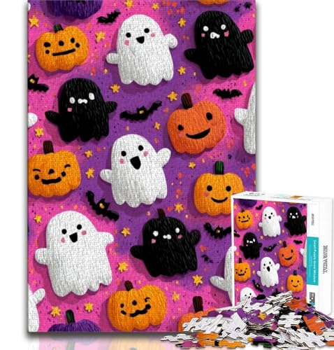 Puzzle für Erwachsene und Jugendliche, 1000 Teile, Halloween-Thema, pädagogisches Spielzeug zum Stressabbau, ganze Familie (75x50cm) von AADSAZA