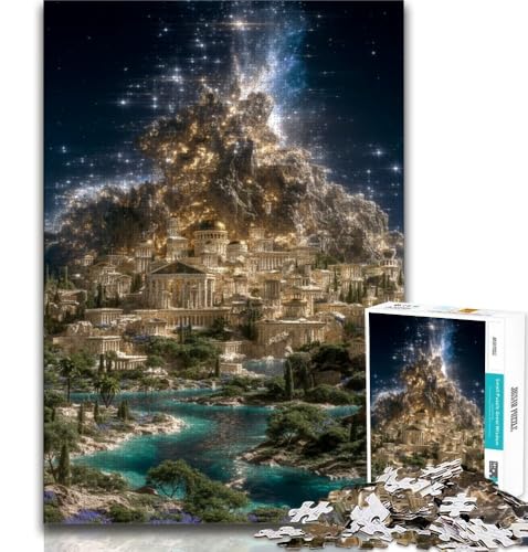 Puzzle für Teenager, 1000 Teile, Fantasielandschaft, Lernspiele, Heimdekoration, Lernspiel für Geburtstag, Weihnachten (75x50cm) von AADSAZA