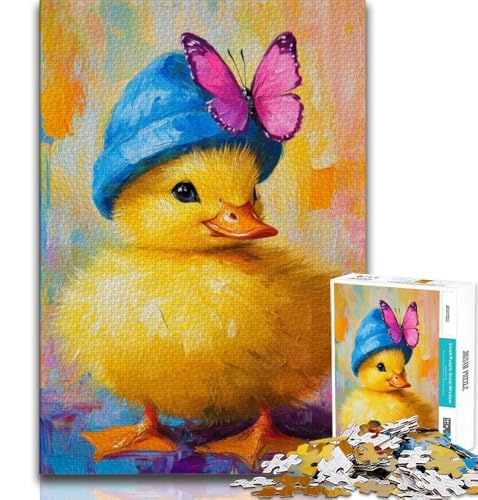 Puzzle für Teenager, 1000 Teile, Hühnerbaby, Lernspiele, Heimdekoration, Lernspiel für Geburtstag, Weihnachten (38x26cm) von AADSAZA