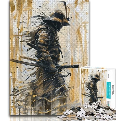 Puzzle für Teenager, 1000-teiliges Puzzle, japanischer Ninja, Lernspiele, Heimdekoration, ganze Familie (75x50cm) von AADSAZA