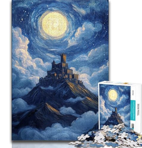 Puzzle für Teenager, 1000-teiliges PuzzleSchloss, anspruchsvolles Spiel und Lernspiel für die ganze Familie zum Geburtstag, Weihnachten (38x26cm) von AADSAZA