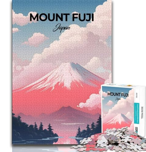 Puzzle für Teenager, Berg Fuji, Lernspielzeug, Spaß für zu Hause, Geburtstagsgeschenk, Reisegeschenk (38x26cm) von AADSAZA