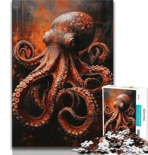 Puzzle für Teenager, Pinguine unter der Aurora, Herausforderung der Gehirnintelligenz, süchtig machendes Spielzeug, Geburtstagsgeschenk, Geschenke, Wandkunst (38x26cm) von AADSAZA