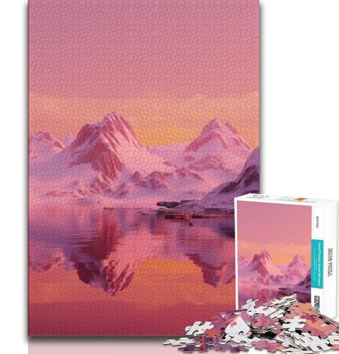Puzzle für Teenager, wunderschöne Berge, Lernspielzeug, Spaß bei Aktivitäten zu Hause, Geburtstagsgeschenk, Reisegeschenke (38x26cm) von AADSAZA