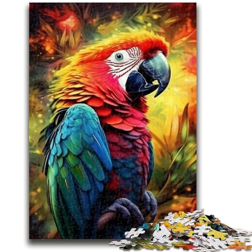 Puzzle mit 1000 Teilen, Tiere, Vögel, Papageien, für Erwachsene und Jugendliche, Spielzeug, Lernspiele, Stressabbau, tolle Geschenke und Spielzeuge (38x26cm) von AADSAZA
