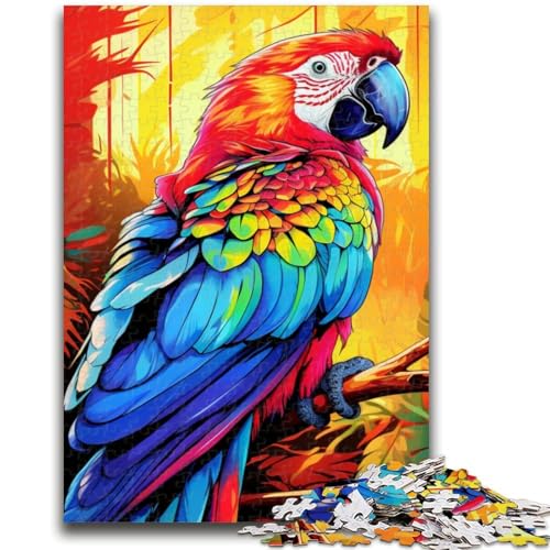 Puzzle mit 1000 Teilen, Tiere, Vögel, Papageien, für Erwachsene und Jugendliche, Spielzeug, Lernspiele, Stressabbau, tolle Geschenke und Spielzeuge (38x26cm) von AADSAZA