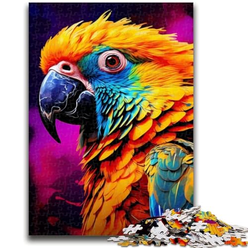 Puzzle mit 1000 Teilen für Erwachsene und Jugendliche, Tiere, Vögel, Papageien, Spielzeug, Lernspiele, Stressabbau, tolle Geschenke und Spielzeuge (38x26cm) von AADSAZA
