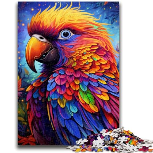 Puzzle mit 1000 Teilen für Teenager mit Tieren, Vögeln und Papageien, dekomprimierendes intellektuelles Lernspielzeug, tolle Geschenke und Spielzeuge (50x75cm) von AADSAZA