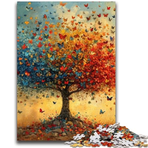 Puzzle mit 1000 Teilen zum Thema Baum des Lebens, Geschenk für Teenager, Quizspiel, Wanddekoration, einzigartige Geburtstags (38x26cm) von AADSAZA