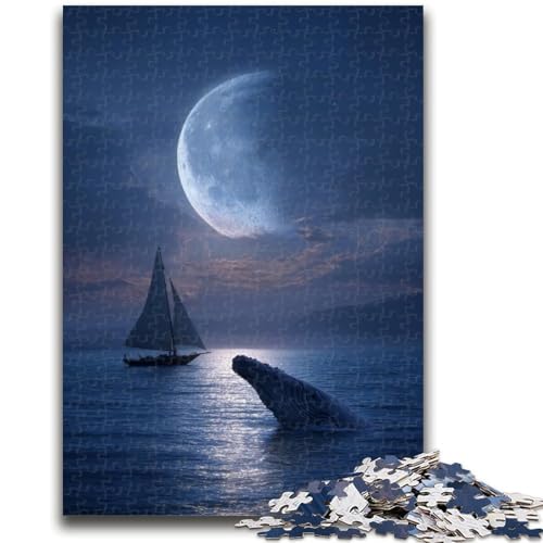 Puzzle mit Tierwalen für Teenager, 1000 Teile, hilft dem Gehirn, süchtig machendes Spielzeug zu trainieren und Geduld zu fördern EIN Kunstwerk (50x75cm) von AADSAZA