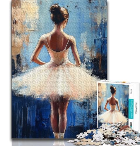 Puzzles für Erwachsene und Jugendliche, Balletttänzer, anspruchsvolles Spiel und Lernspiel für die ganze Familie zum Geburtstag, Weihnachten (38x26cm) von AADSAZA