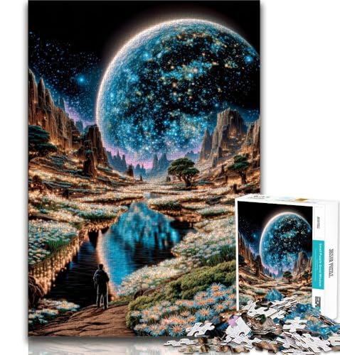 Puzzles für Erwachsene und Jugendliche, Fantasielandschaft, Lernspiele, Heimdekoration, Lernspiel für Geburtstag, Weihnachten (38x26cm) von AADSAZA