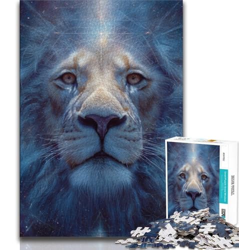 Puzzles für Erwachsene und Jugendliche, Löwe, Lernspiele, Heimdekoration, Lernspiel für Geburtstag, Weihnachten (75x50cm) von AADSAZA