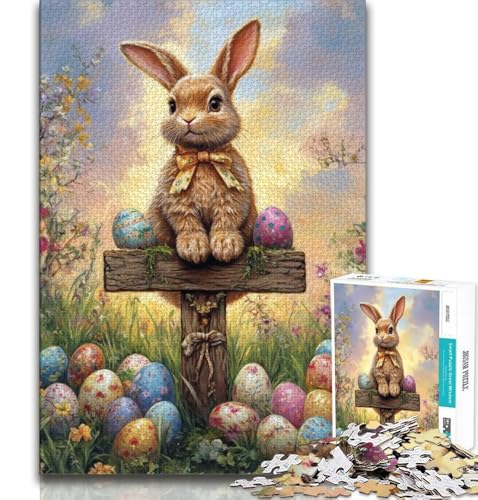Puzzles für Erwachsene und Jugendliche, Osterhase, Lernspiele, Heimdekoration, Lernspiel für Geburtstag, Weihnachten (38x26cm) von AADSAZA