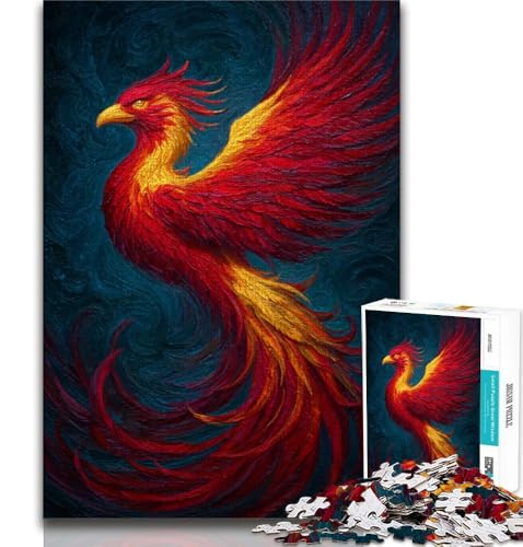 Puzzles für Erwachsene und Jugendliche, Phoenix, Lernspiele, Heimdekoration, Lernspiel für Geburtstag, Weihnachten (38x26cm) von AADSAZA