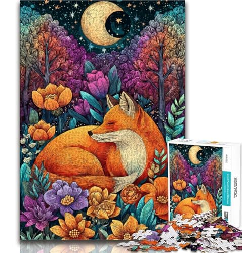 Puzzles für Erwachsene und Jugendliche, Puzzle „Dschungelfuchs“, anspruchsvolles Spiel, ganze Familie (38x26cm) von AADSAZA