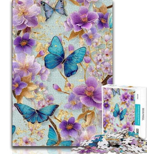 Puzzles für Erwachsene und Jugendliche, Schmetterlingskunst, anspruchsvolles Spiel und Lernspiel für die ganze Familie zum Geburtstag, Weihnachten (75x50cm) von AADSAZA