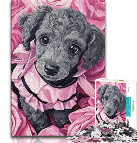 Puzzles für Erwachsene und Jugendliche, Teddywelpe, anspruchsvolles Spiel und Lernspiel für die ganze Familie zum Geburtstag, Weihnachten (38x26cm) von AADSAZA