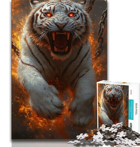 Puzzles für Erwachsene und Jugendliche, Tiger-Kunst, anspruchsvolles Spiel, ganze Familie (38x26cm) von AADSAZA