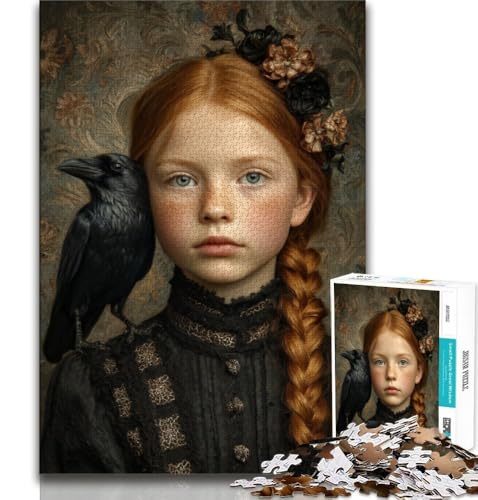 Puzzles für Erwachsene und Teenager, kleine Mädchen, Stressabbau, schwierige Herausforderung mit passendem Poster und Quizblatt (38x26cm) von AADSAZA